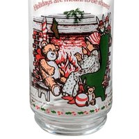 1982 Coca Cola Holly Hobbie Christmas Glasses, Vintage Set of 4 Collectible Holiday Drinkware, Gift for Nostalgia Lovers