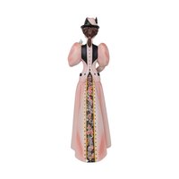 2004 Avon Presidents Club Mrs. Albee Award Figurine, Vintage Avon Collectible, Woman with Luggage, Sales Achievement Award, Original Box