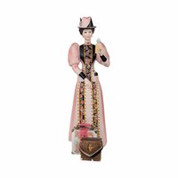 2004 Avon Presidents Club Mrs. Albee Award Figurine, Vintage Avon Collectible, Woman with Luggage, Sales Achievement Award, Original Box