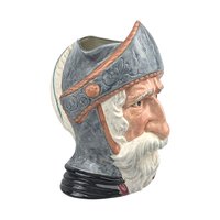 Vintage 1956 Royal Doulton Don Quixote Character Jug D6455, Large English Pottery Toby Mug, Man Cave Bar Decor Collector Gift