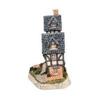 1993 David Winter The Engine House Village Sculpture, Tudor Style Collectible, Vintage Home Decor, Gift for Collector, Miniature Building
