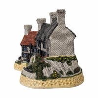 1987 David Winter Miners Row, The Midland Collections, English Village Sculpture, Vintage Collectible, Gift for Collector