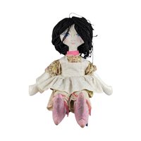 Vintage Handmade Paper Mache Doll, Unique Doll, Artist Doll, Folk Art Doll, Collectible Doll, 25 Inches