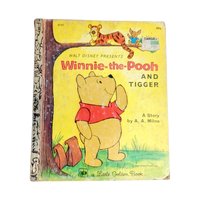 Vintage Winnie the Pooh Book Lot, Pooh King of the Beasties, Honey Patch, Jokes & Riddles, Tigger Golden Book, A.A. Milne, Children's Books
