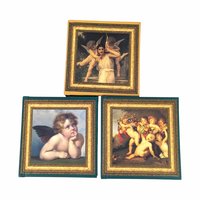 Vintage Cherub Decor Lot, Dezine Resin Trinket Box, Cherub Photo Albums, Angelic Decor, Gift for Angel Lover, Home Decor