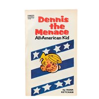 Vintage Dennis the Menace Books, Set of 6 Softcovers, Hank Ketcham, 1960s-70s Comics, Gift for Collector, Retro Nostalgia