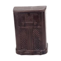 Vintage Dollhouse Furniture Set, 1:16 Scale Renwal & Ideal, Colonial Hutch, Fireplace, Dresser, Radios, 1950s Miniature Lot