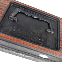 Vintage 1976 Service 8-Track Tape Case with 12 Tapes, Faux Wood Grain Carrier, 70s Music Storage Box, Instant Collection Lot