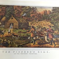 1952 Currier and Ives America, Vintage Illustrated Book, Colin Simkin, Mid-19th Century Prints, Americana, History Book, Art Book