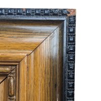 Large Antique Picture Frame with Portrait | Ornate Gilt Frame | Vintage Wall Decor | 26 x 23 Inches