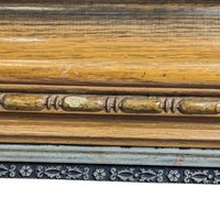 Large Antique Picture Frame with Portrait | Ornate Gilt Frame | Vintage Wall Decor | 26 x 23 Inches