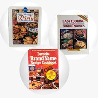 Vintage Favorite Brand Name Cookbook Trio - 1980s & 90s Recipe Books - Pillsbury Party, Easy Cooking, Farmer's Market Recipes