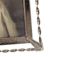 Vintage Head of Christ Print - Kriebel and Bates Religious Art - Distressed Metal Frame - Spiritual Home Decor - Gift for Devout