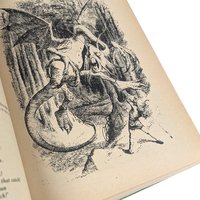 The Works of Lewis Carroll 1965 Hardcover Book, Complete Alice in Wonderland Anthology with Dust Jacket, Vintage Book Gift