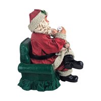 Vintage Clothique Possible Dreams Santa Feeding Baby Musical Figure, Collectible Santa, Holiday Decor, Christmas Gift, Musical Santa