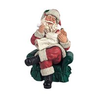 Vintage Clothique Possible Dreams Santa Feeding Baby Musical Figure, Collectible Santa, Holiday Decor, Christmas Gift, Musical Santa