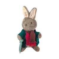 Vintage Mrs. Rabbit & Peter Rabbit Plush Set, 15 Inch Collectible Plush Toys, Classic Children's Literature Characters, Gift for Collectors