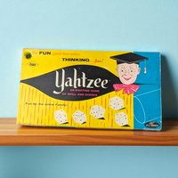 Vintage Lowe Yahtzee Game, Dice Game, Family Game, Collectible Game, Retro Game, 1950s