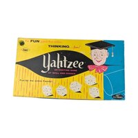 Vintage Lowe Yahtzee Game, Dice Game, Family Game, Collectible Game, Retro Game, 1950s