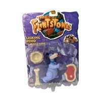 Mattel Flintstones Toy Set, Licking Dino & Big Shot Fred, New in Package, Vintage Flintstones Collectibles