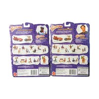 Mattel Flintstones Toy Set, Fillin' Station Barney & Evil Cliff Vandercave, New in Package, Vintage Collectibles