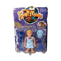 Mattel Flintstones Toy Set, Fillin' Station Barney & Evil Cliff Vandercave, New in Package, Vintage Collectibles