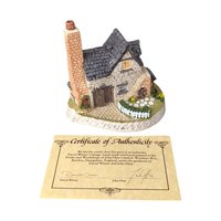 1993 David Winter The Smithy Cottage, Collectible English Village, Miniature House, Gift for Collectors