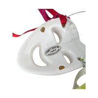 Vintage 1984 Kurt Adler Santa's World Porcelain Mask Ornament, Comedy Mask, Harlequin, Christmas Ornament