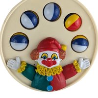 Vintage Clown Musical Pull Toy, Baby Toy, Toddler Toy, Clown Toy, Musical Toy, Developmental Toy