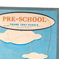 Vintage Preschool Tray Puzzles, 1960s Whitman Circus, Elephant, Kangaroo Puzzles, Jaymar Zorro Puzzle, Kids Room Decor, Nostalgic Toys