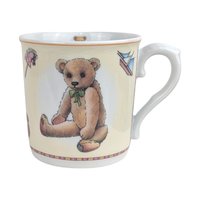 Vintage Royal Worcester Days of the Week 3-Piece Child Set, Mug, Bowl, Plate, Nursery Rhyme Decor, Baby Shower Gift, Christening Present