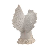 1997 SCS Angel Figurine, Ceramic Cherub, Vintage Home Decor, Guardian Angel Gift, Collectible Angel
