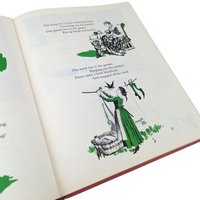 Vintage 1973 Nursery Rhymes and Songs Book Mother Goose Illustrated Children's Storybook Gift for Kids Nostalgic Childhood Decor