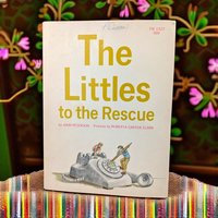 Vintage 1968 The Littles to the Rescue Book Scholastic Softcover Illustrated Children's Storybook Gift for Kids Nostalgic Reading