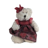 Vintage Girl Teddy Bear Lot - 1993 Ty Eve, Russ Claudette, Hen & Holly, Russ Berrie Bronwyn - Collectible Bears, Vintage Plush, Gift Ideas