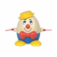 Vintage Fisher Price & Other Toys: Buzzy Bee, Humpty Dumpty, Chug Chug Train, Little Snoop Dog, Nesting Dolls - 6 Piece Collectible Set