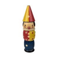 Vintage Fisher Price & Other Toys: Buzzy Bee, Humpty Dumpty, Chug Chug Train, Little Snoop Dog, Nesting Dolls - 6 Piece Collectible Set