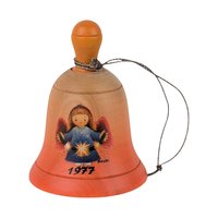 Vintage Anri Christmas Lot: 1989 Ornament, 1977 Bell, 1982 Annual Bell - Hand-Carved Collectibles