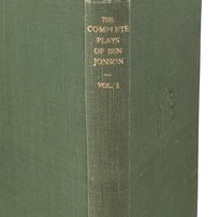1946 Everyman's Library Ben Jonson Plays Vol. 1, English Drama, Gift for Scholar, Hardcover