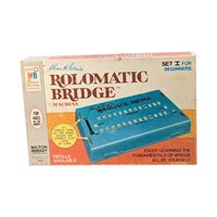 Vintage 1960s MB Chas Goren's Rolomatic Bridge Machine, Beginner Bridge Learning Tool, Classic Board Game, Gift for Bridge Enthusiasts