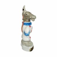 Vintage 1968 Jim Beam Donkey Decanters, Bourbon Whiskey Collectibles, Barware, Man Cave Decor, Unique Gift
