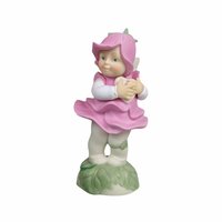 Dept. 56 Flowerpot Pair, "You're In My Heart" & "Apple Of My Eye", 2001 Figurines with Clay Pots, Vintage Home Decor, Gift for Gardeners