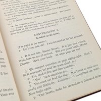 1918 Causeries en France French Conversation Book, Military Conversations, Antique Language Study, Gift for Linguist, Military History Buff