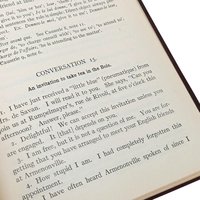 1918 Causeries en France French Conversation Book, Military Conversations, Antique Language Study, Gift for Linguist, Military History Buff
