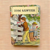 Vintage Tom Sawyer Book, Samuel Clemens Abridged Edition, Classic Children's Literature, Gift for Book Lovers