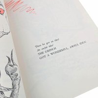 Vintage 1985 How the Grinch Stole Christmas Book, Dr. Seuss Softcover, Holiday Story, Gift for Children