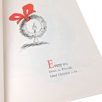 Vintage 1985 How the Grinch Stole Christmas Book, Dr. Seuss Softcover, Holiday Story, Gift for Children