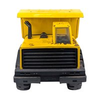 Vintage Yellow Tonka Turbo Diesel Dump Truck Toy, Classic Metal Truck for Collector, Kids Play, Construction Decor
