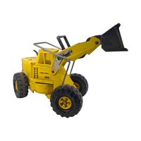 Vintage Yellow Tonka Turbo Diesel Front End Loader Toy, Classic Construction Vehicle, Collector Display, Kids Pretend Play