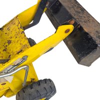 Vintage Yellow Tonka Turbo Diesel Front End Loader Toy, Classic Construction Vehicle, Collector Display, Kids Pretend Play